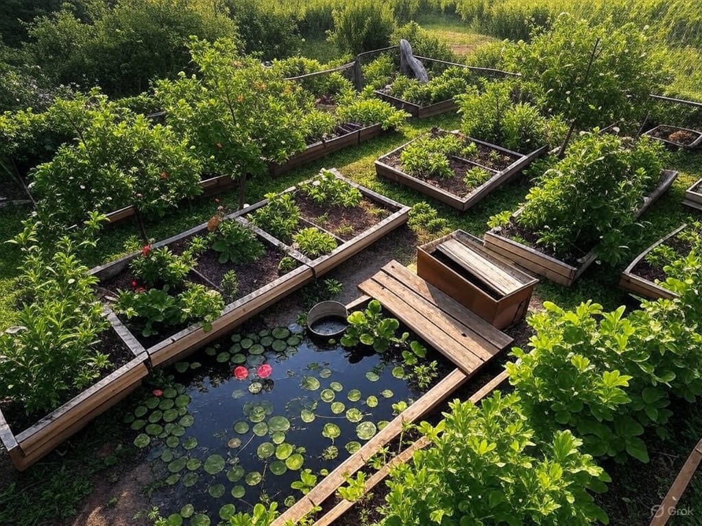 Design de permaculture style naturel