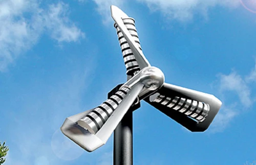 HAWT Magnus wind turbine